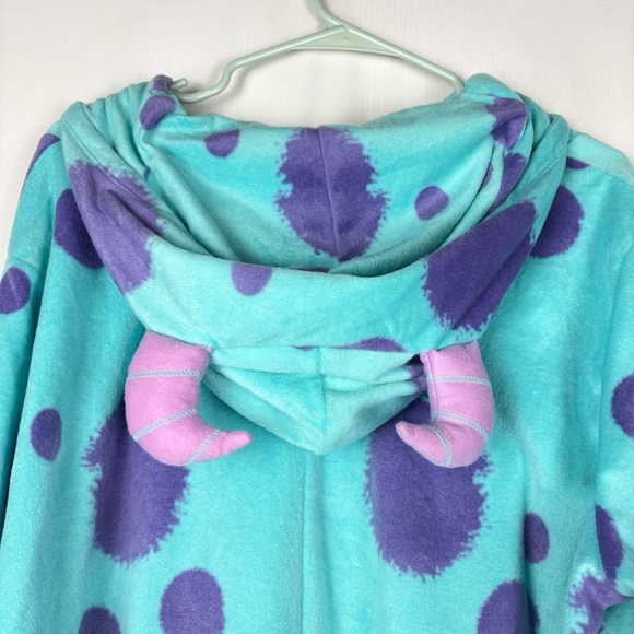 Pixar x Torrid Monsters Inc Full Body Suit with horned Hood. Size 1/2 - Picture 12 of 16